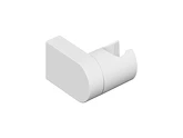 611.10WV Držák sprchy polohovatelný, White Velvet náhledová fotka produktu