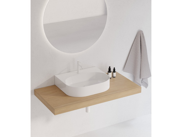 Umyvadlo Ceramic 550 O Slim Wall keramické bílé