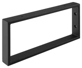 Podpěrná konzole 350x150x40mm, lakovaná ocel, černá mat, 1 ks náhledová fotka produktu