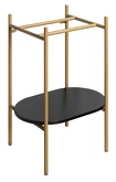 PUNO podstavec pod umyvadlo 550x795x396mm, zlatá mat náhledová fotka produktu