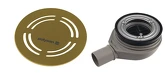 FLEXIA GEBERIT vaničkový sifon, průměr 90mm, DN40, kruhová krytka zlato mat náhledová fotka produktu