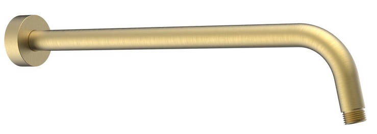 Sprchové ramínko kulaté, 400mm, zlato mat