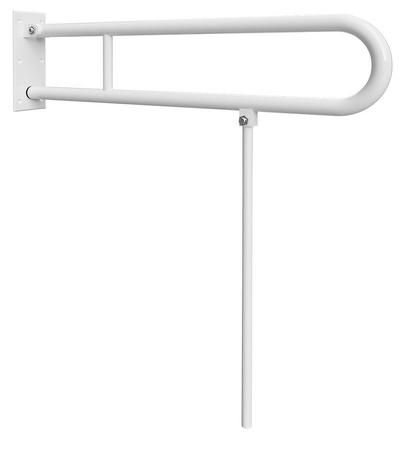 HANDICAP madlo sklopné s opěrnou nohou 813 mm, bílá