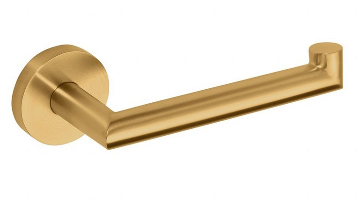 X-ROUND GOLD držák toaletního papíru, zlato mat