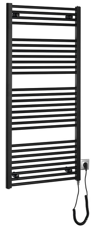 DIRECT-E elektrické otopné těleso rovné 600x1320 mm, 600 W, černá