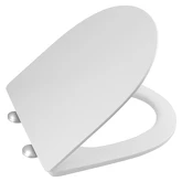 DARIO WC sedátko, Slim, Soft Close, duroplast, bílá náhledová fotka produktu