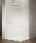 VARIO WHITE jednodílná sprchová zástěna k instalaci ke stěně, sklo nordic, 800 mm náhledová fotka produktu
