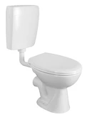 WC kombi, dvojtlačítko 4,5/6l, zadní odpad, bílá náhledová fotka produktu