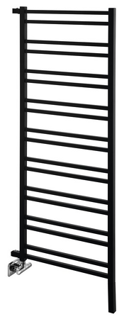 METRO SPACE otopné těleso 550x1430 mm, do prostoru, černá mat