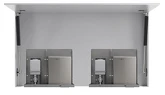 BASIC zrcadlová skříňka 1200 mm se dvěma automatickými dávkovači mýdla a se dvěmi senzorovými osoušeči rukou náhledová fotka produktu