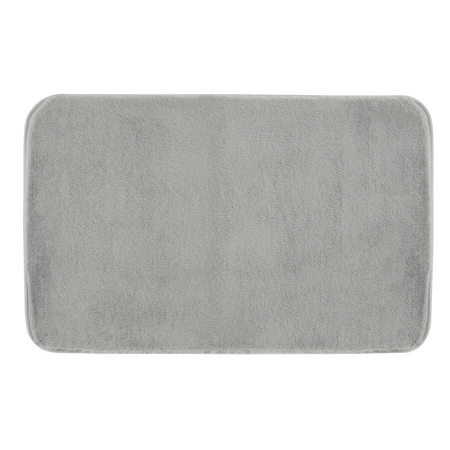 FUZZY koupelnová předložka, 50x80 cm, 100% polyester, protiskluz, šedá