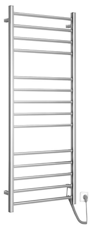 ESKINADO elektrický sušák ručníků, hranatý, 600x1500 mm, 130 W, nerez lesk