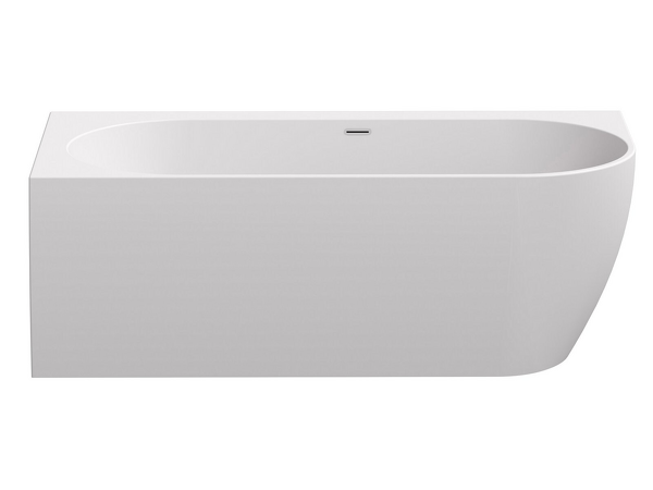 Vana FREEDOM Corner L 170x80, bílá+bílý přepad