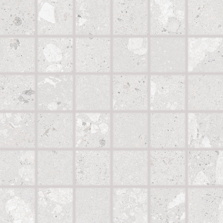 Castone, WDM05855, mozaika, 30x30 cm, bílošedá