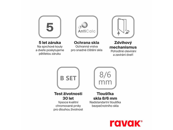 BSRV4-80 sklo transparent