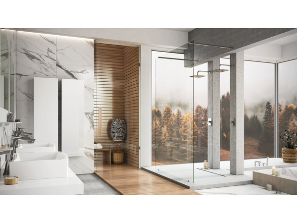 Walk In Free-140 v.200 sklo Transparent