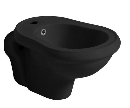 RETRO bidet závěsný 38x52cm, černá mat