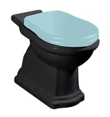 RETRO WC kombi mísa 38,5x72cm, spodní odpad, černá mat náhledová fotka produktu