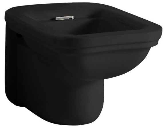 WALDORF bidet závěsný 37x55cm, černá mat
