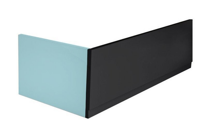 COUVERT panel čelní 170x52cm, černá mat, pravý