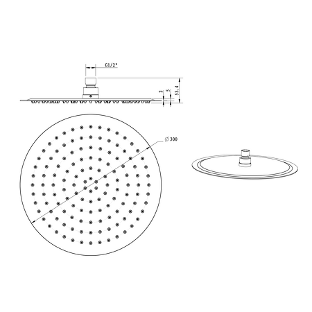 Podomítkový sprchový set s termostatickou baterií, box, 2 výstupy, černá mat