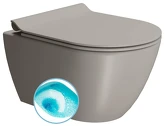 PURA závěsná WC mísa, Swirlflush, 36x50cm, tortora dual-mat náhledová fotka produktu