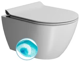PURA závěsná WC mísa, Swirlflush, 36x50cm, bílá dual-mat náhledová fotka produktu
