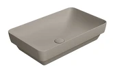 PURA keramické umyvadlo na desku 60x38cm, tortora mat náhledová fotka produktu