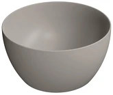 PURA keramické umyvadlo na desku, průměr 42x22cm, tortora mat
