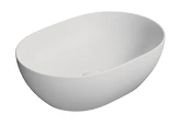 PURA keramické umyvadlo na desku, 50x35cm, bílá mat náhledová fotka produktu
