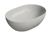 PURA keramické umyvadlo na desku, 50x35cm, cenere mat náhledová fotka produktu