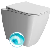 NUBES WC mísa stojící, Swirlflush, 35x52cm, spodní/zadní odpad, bílá dual-mat náhledová fotka produktu