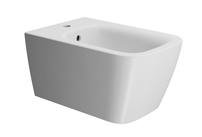 NUBES bidet závěsný 35x55cm, bílá mat
