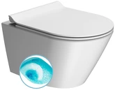 KUBE X závěsná WC mísa, Swirlflush, 36x50cm, bílá dual-mat náhledová fotka produktu