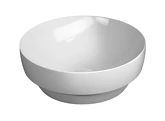 PURA keramické umyvadlo na desku, průměr 40cm, bílá ExtraGlaze náhledová fotka produktu