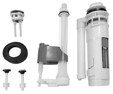 Splachovací souprava s DUAL tlačítkem, spodní napouštění 1/2", chrom náhledová fotka produktu