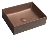 FORMIGO betonové umyvadlo na desku, 47,5x36,5cm, měď náhledová fotka produktu