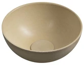 MINOR betonové umyvadlo na desku, Ø 26cm, žlutá náhledová fotka produktu