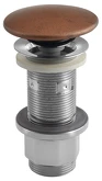 Umyvadlová výpust 5/4“, click-clack, betonová zátka, měď náhledová fotka produktu
