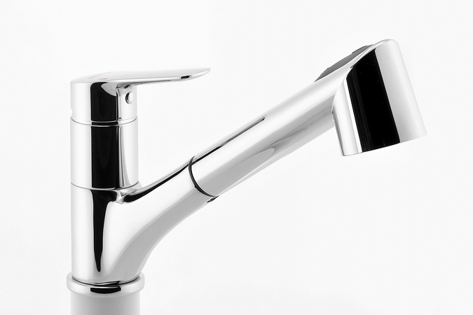 Dřezová teleskopická baterie Metalia 54, chrom