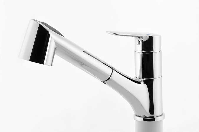 Dřezová teleskopická baterie Metalia 54, chrom