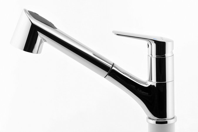 Dřezová teleskopická baterie Metalia 54, chrom