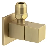 Rohový ventil hranatý, 1/2"x 3/8", zlato mat náhledová fotka produktu