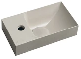 PICCOLINO betonové umývátko 30,8x17cm, baterie vlevo, písková náhledová fotka produktu