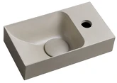 PICCOLINO betonové umývátko 30,8x17cm, baterie vpravo, písková náhledová fotka produktu
