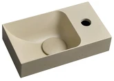 PICCOLINO betonové umývátko 30,8x17cm, baterie vpravo, žlutá náhledová fotka produktu