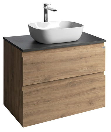 ALTAIR skříňka s deskou 78,5 cm, dub emporio/antracit břidlice