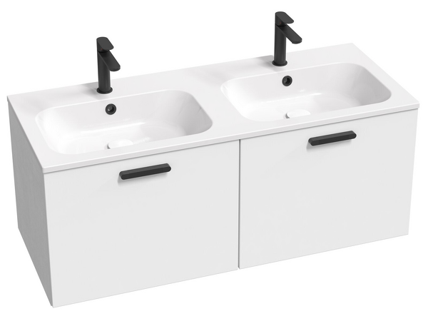 Dvojumyvadlo Chrome Slim 1200 s otvory