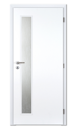 Doornite, dveře EXPRES, CPL, DTD,VERTIKA, bílá standard, zámek dozický, levé, 90/197cm