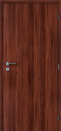 Doornite, dveře EXPRES, CPL, Voština,PLNÉ, ořech, zámek dozický, levé, 60/197cm